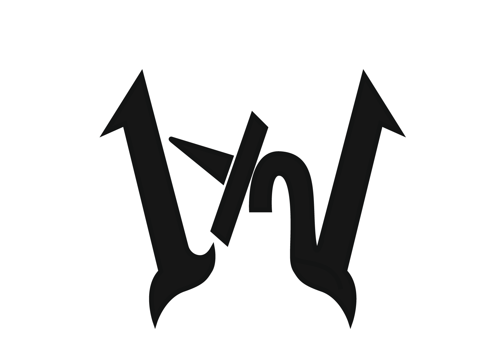Wanandaf black arrow mark